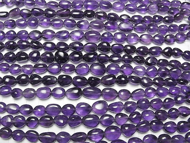 [Video] High Quality Amethyst AA++ Nugget 1strand beads (aprx.7inch / 19cm)