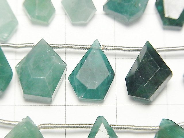[Video] Grandidierite AAA- Rough Slice Faceted half or 1strand beads (aprx.7inch / 17cm)