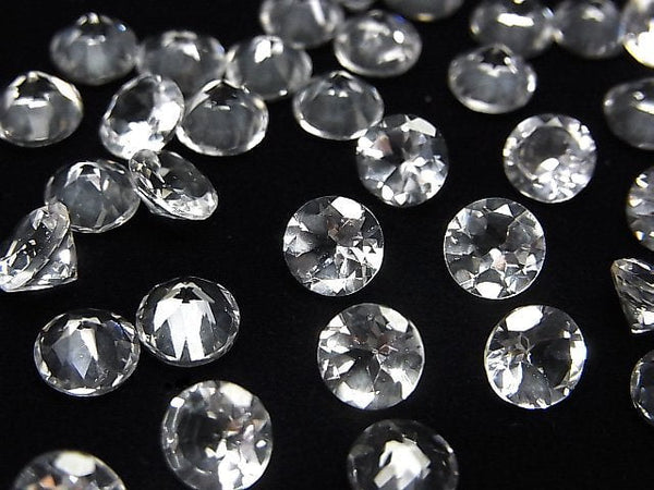 [Video] High Quality Danburite AAA Loose stone Round Faceted 6x6mm 1pc