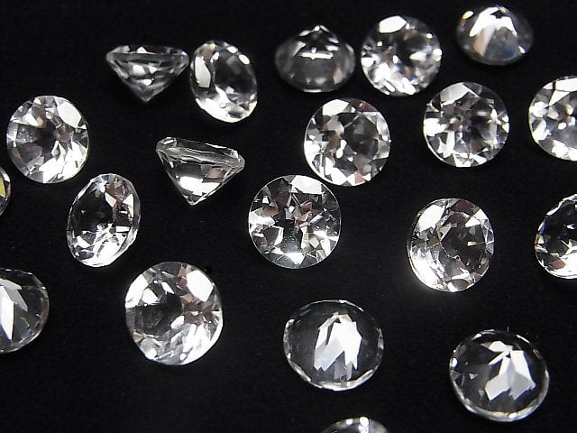 [Video] High Quality Danburite AAA Loose stone Round Faceted 8x8mm 1pc