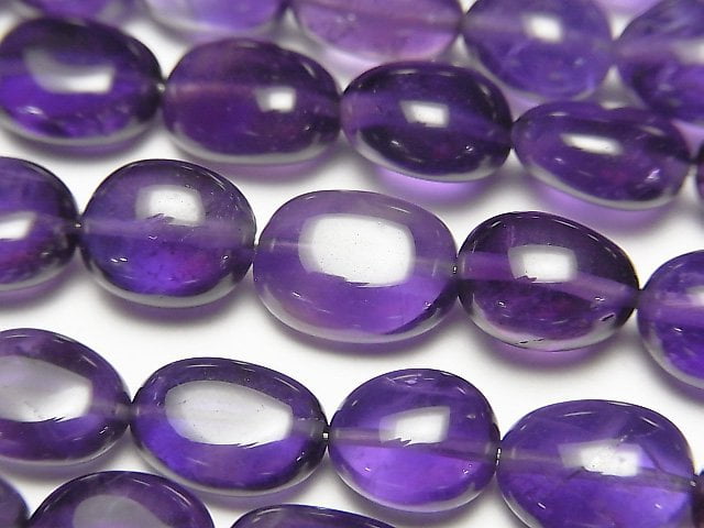 [Video] High Quality Amethyst AA++ Nugget 1strand beads (aprx.7inch / 18cm)