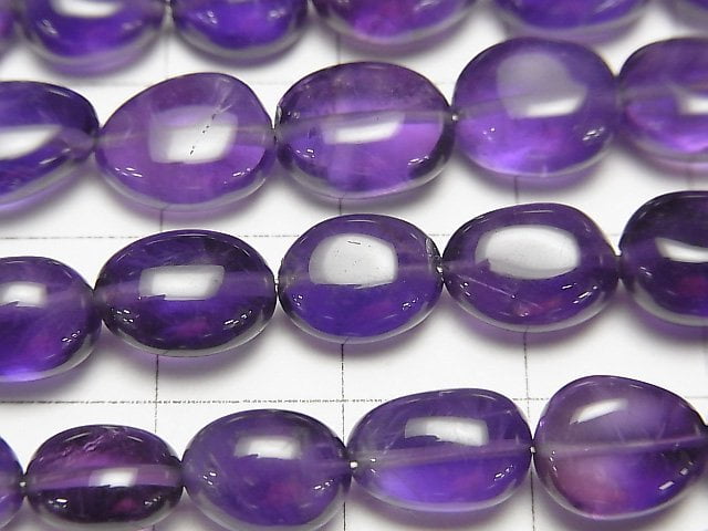 [Video] High Quality Amethyst AA++ Nugget 1strand beads (aprx.7inch / 18cm)