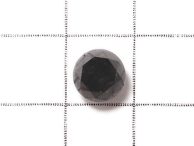 [Video] [One of a kind] Black Diamond Loose stone Faceted 1pc NO.201