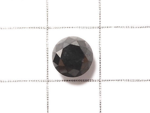 [Video] [One of a kind] Black Diamond Loose stone Faceted 1pc NO.202