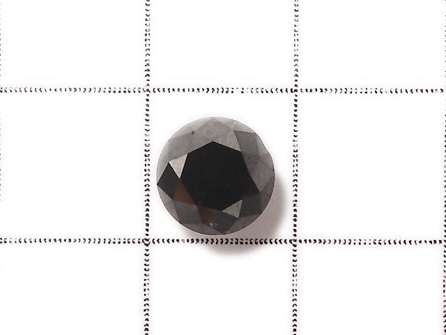 [Video] [One of a kind] Black Diamond Loose stone Faceted 1pc NO.203