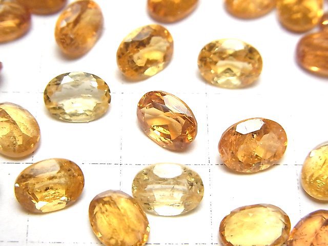[Video]High Quality Imperial Topaz AAA- Loose stone Oval Faceted 8x6mm 2pcs