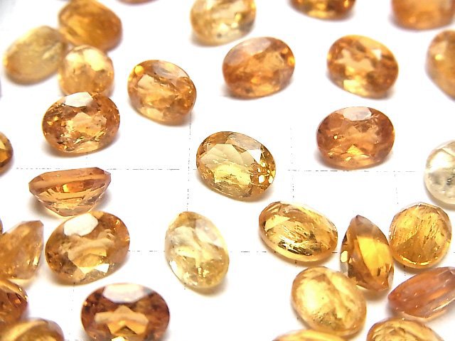 [Video]High Quality Imperial Topaz AAA- Loose stone Oval Faceted 8x6mm 2pcs