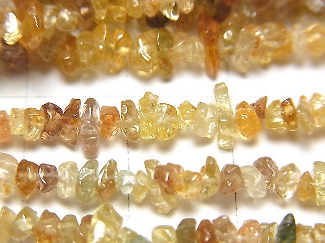 [Video] Natural Multicolor Zircon AA++ Chips (Small Nugget) 1strand beads (aprx.33inch / 82cm)