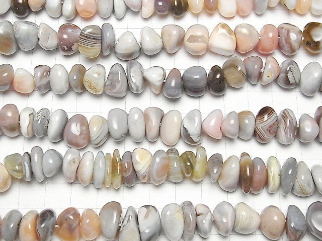 [Video] Pink Botswana Agate Nugget 1strand beads (aprx.15inch / 38cm)