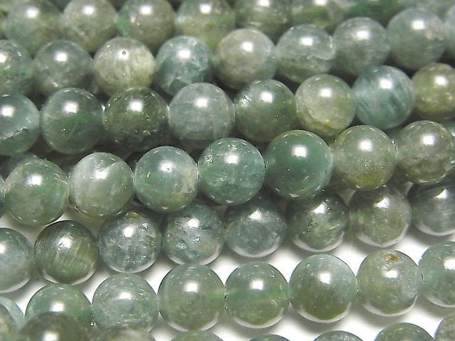 [Video] Green Apatite AA+ Round 6mm 1strand beads (aprx.15inch/37cm)