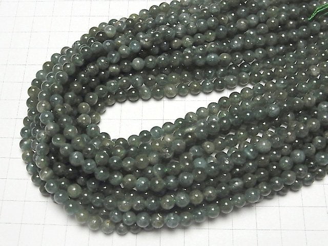 [Video] Green Apatite AA+ Round 6mm 1strand beads (aprx.15inch/37cm)