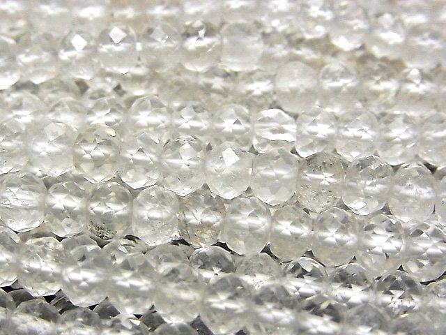 Crystal AA+ Faceted Button Roundel 6x6x4mm half or 1strand beads (aprx.15inch / 36cm)