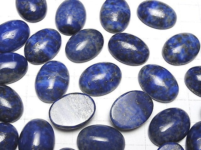[Video] Lapis lazuli AA+ Oval Cabochon 20x15mm 3pcs