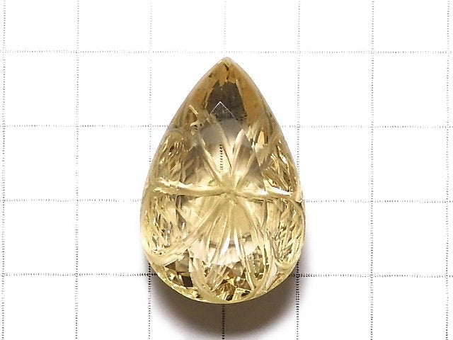 [Video] [One of a kind] High Quality Natutal Champagne Color Quartz AAA Loose stone Carved Faceted 1pc NO.30