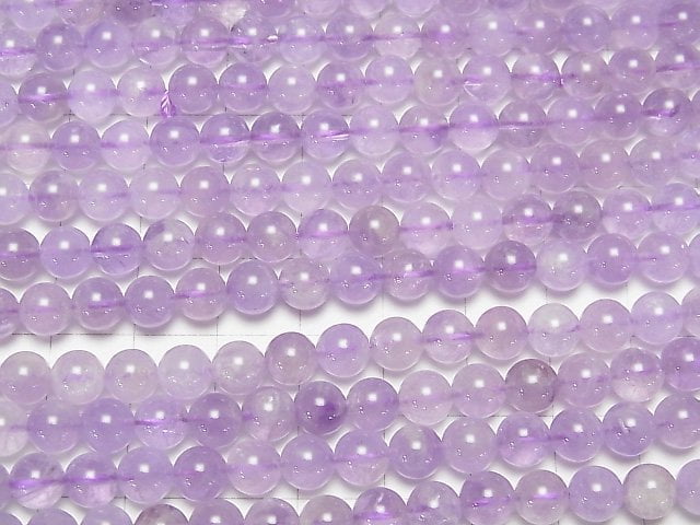 [Video] Lavender Amethyst AA++ Round 6mm 1strand beads (aprx.15inch/36cm)