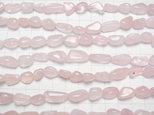 [Video] Rose Quartz AA+ Nugget 1strand beads (aprx.14inch / 35cm)