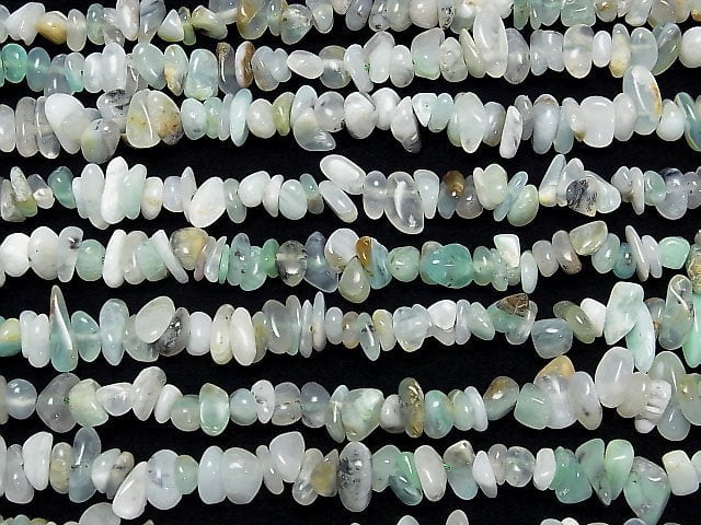 [Video] Peru Blue Opal AA Chips (Small Nugget ) 1strand beads (aprx.15inch/36cm)