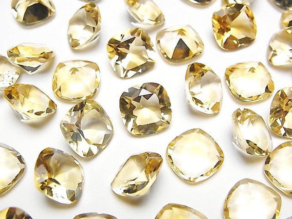 [Video] High Quality Citrine AAA Loose stone Square Faceted 10x10mm 2pcs