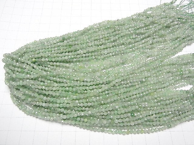 [Video] High Quality! Grossular Garnet AA++ Faceted Round 3mm half or 1strand beads (aprx.14inch / 35cm)