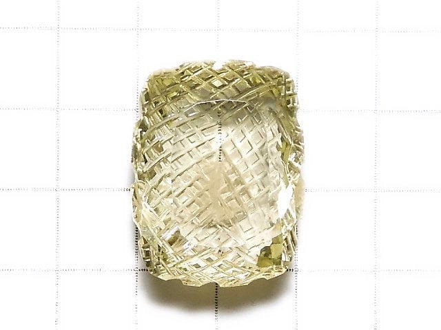 [Video] [One of a kind] High Quality Lemon Quartz AAA Loose stone Carved Faceted 1pc NO.8