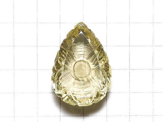 [Video] [One of a kind] High Quality Lemon Quartz AAA Loose stone Carved Faceted 1pc NO.16