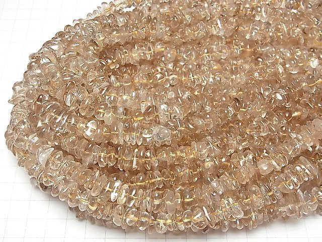 [Video]Brown Topaz AA++ Small Nugget (Chips ) half or 1strand beads (aprx.15inch/38cm)
