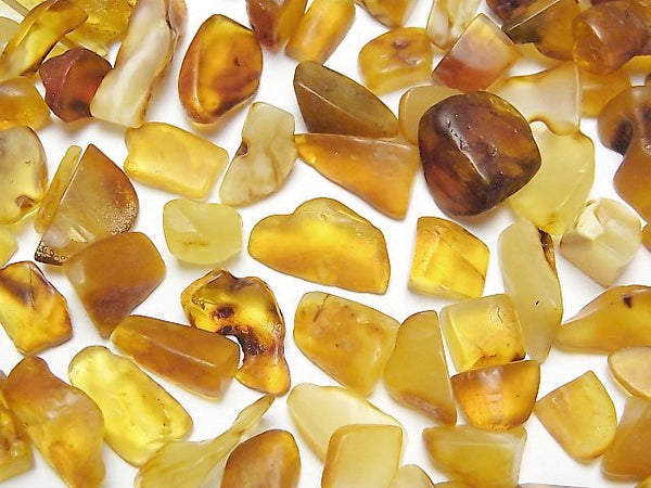 Baltic Amber Multicolor Undrilled Chips 100 Grams