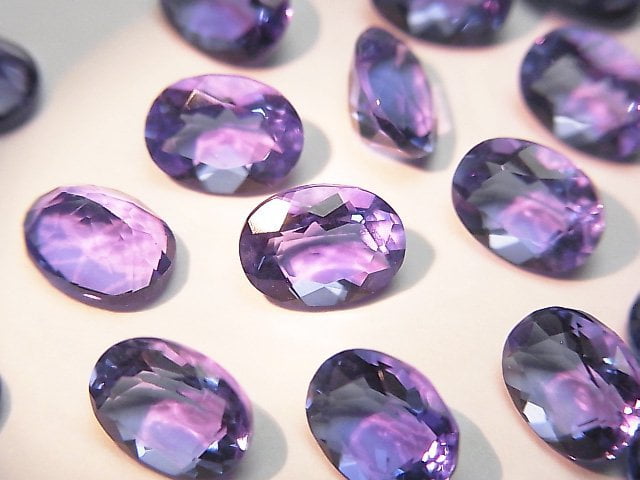 [Video] High Quality Color Change Fluorite AAA Loose stone Oval Faceted 8x6x4mm 2pcs