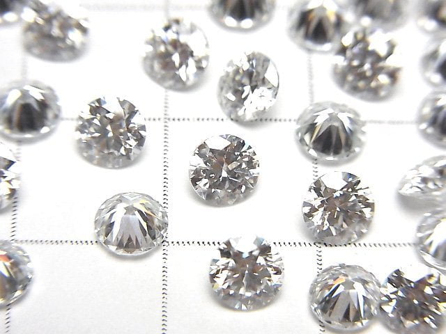 [Video] Moissanite AAA Loose stone Round Faceted 5x5mm [Clear] 1pc