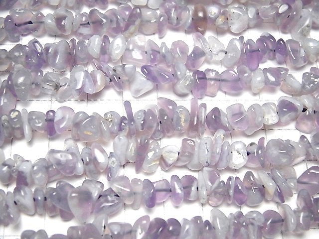 Natural Color Purple Chalcedony AA+ Chips (Small Nugget ) 1strand beads (aprx.15inch/38cm)