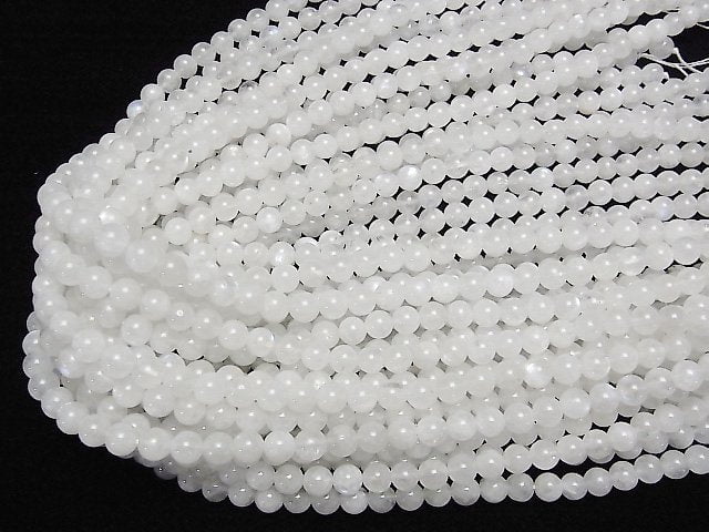 [Video]Royal Blue Moonstone AA+ Round 5.5mm half or 1strand beads (aprx.15inch/36cm)