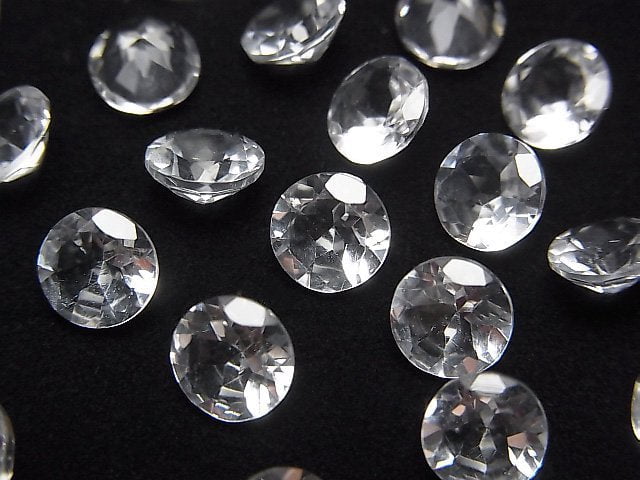 [Video] High Quality Petalite AAA Loose stone Round Faceted 6x6mm 1pc
