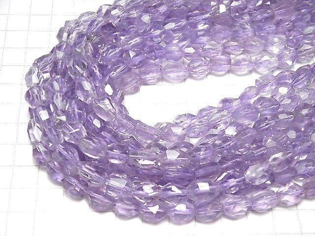 [Video] Pink Amethyst AA++ Faceted Nugget half or 1strand beads (aprx.15inch/37cm)