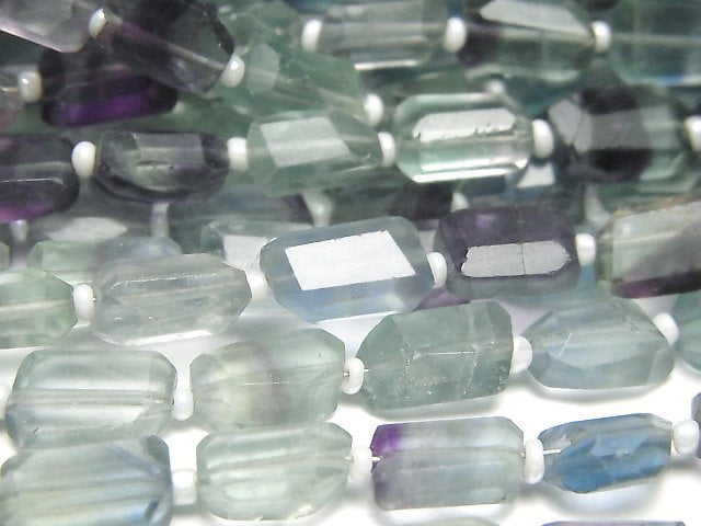 [Video] Fluorite AA++ Faceted Nugget [S size] 1strand beads (aprx.12inch / 30cm)