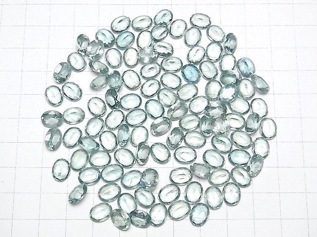 [Video] High Quality Sky Kyanite AAA Loose stone Oval Faceted 9x7mm 3pcs