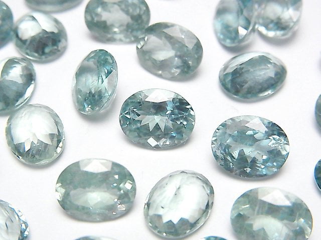 [Video] High Quality Sky Kyanite AAA Loose stone Oval Faceted 10x8mm 1pc
