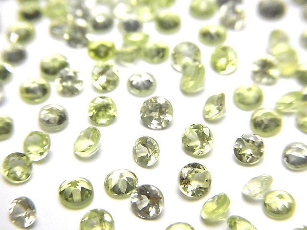 [Video] High Quality Chrysoberyl AAA- Loose stone Round Faceted 3x3mm 5pcs