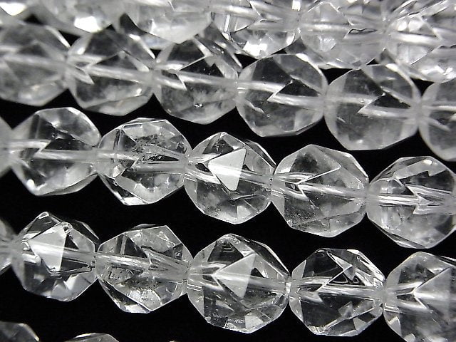 [Video] Crystal AA++ 20Faceted Round 10mm half or 1strand beads (aprx.15inch / 37cm)