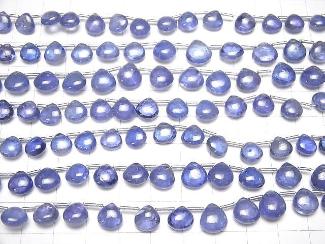 [Video]High Quality Tanzanite AAA Chestnut (Smooth) half or 1strand beads (aprx.7inch/18cm)