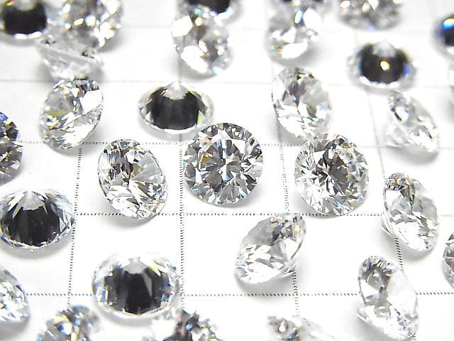 [Video] Cubic Zirconia AAA Loose stone Round Faceted 8x8mm 5pcs