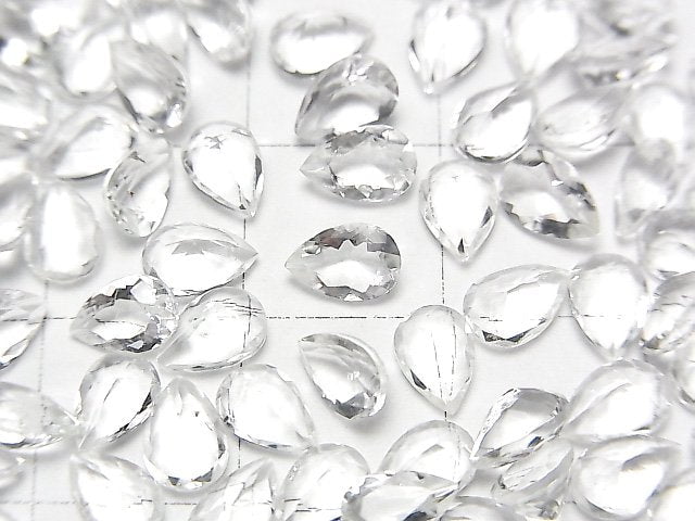 [Video]High Quality Hyalite Opal AAA Loose stone Pear shape Faceted 6x4mm 3pcs