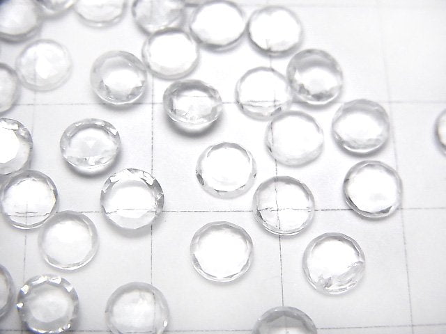 [Video]High Quality Hyalite Opal AAA- Round Rose Cut 5x5mm 3pcs
