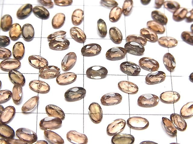 [Video]High Quality Andalusite AAA Loose stone Oval Faceted 5x3mm 5pcs