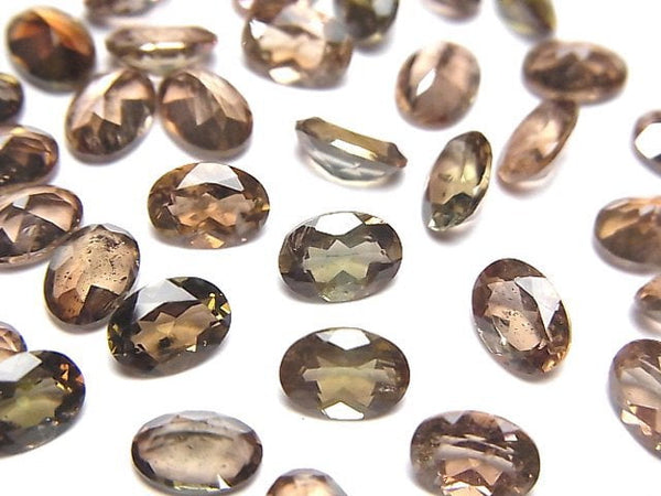 [Video]High Quality Andalusite AAA Loose stone Oval Faceted 7x5mm 3pcs