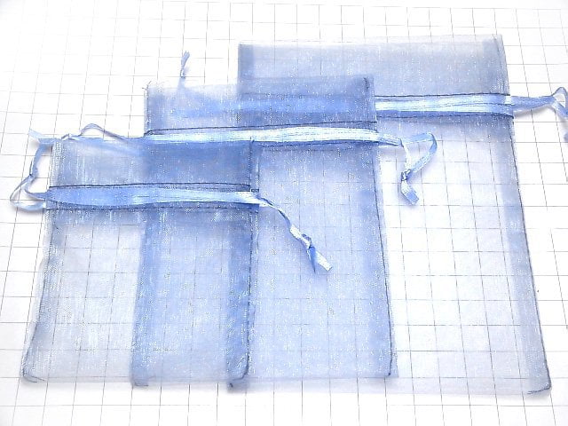 Drawstring (Organdy) [Smoky Blue] 5pcs