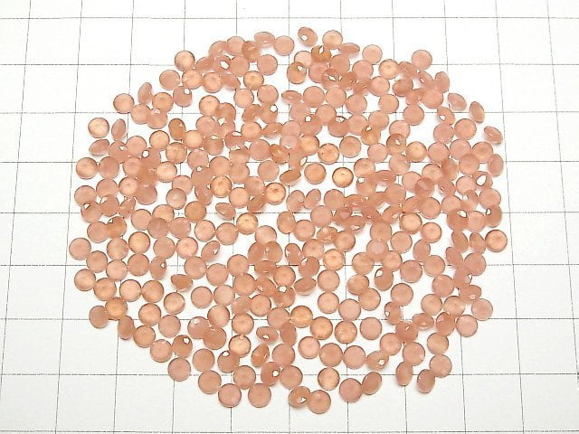 [Video] Peru Rhodochrosite AAA Loose stone Round Faceted 4x4mm 5pcs