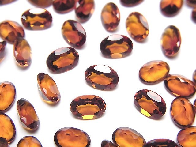 [Video]High Quality Madeira Citrine AAA Loose stone Oval Faceted 7x5mm 3pcs