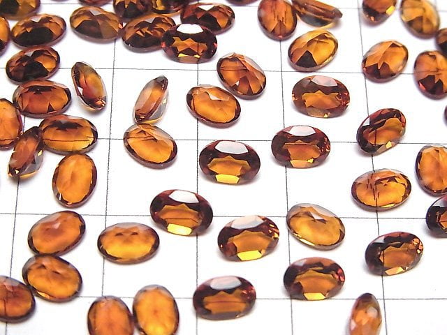 [Video]High Quality Madeira Citrine AAA Loose stone Oval Faceted 7x5mm 3pcs
