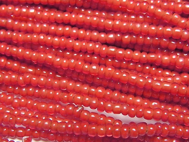 [Video] Indian White Hearts Beads Roundel 2.5x2.5x1.5mm 1strand beads (aprx.24inch/60cm)