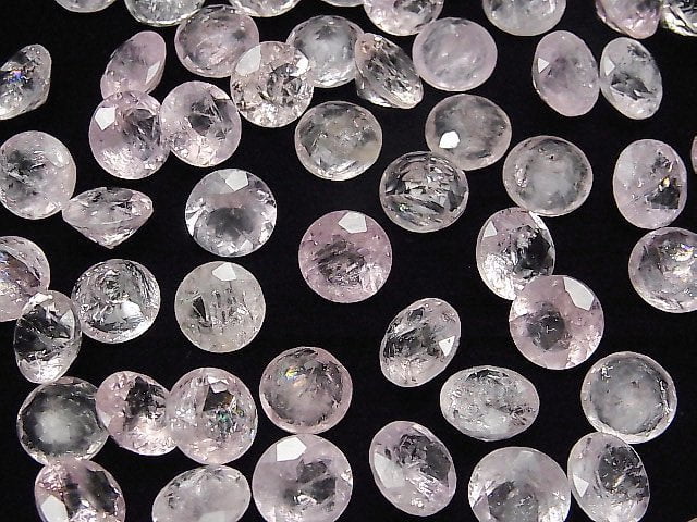 [Video]Morganite AA+ Loose stone Round Faceted 10x10mm 1pc
